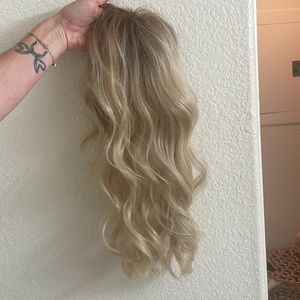 Human hair 💯 % mono topper Lacefront / belletress / new with tag & original box